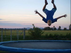 trampoline extérieur