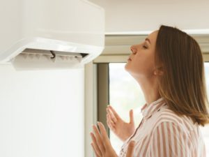 climatiseur dans sa maison