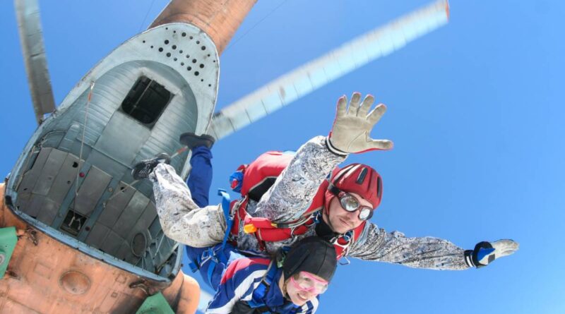 parachutisme adrénaline ultime montée