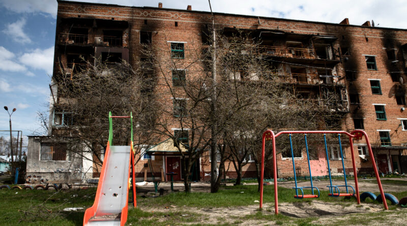 crise humanitaire Ukraine - bâtiment démoli-guerre