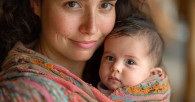 écharpe portage bébé