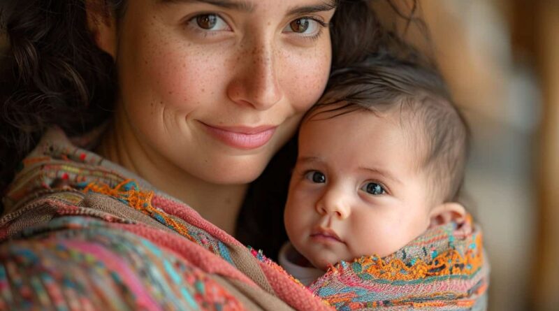 écharpe portage bébé
